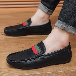 Chaussures de navigation pour hommes, nouvelle mode, confortables et polyvalentes, à semelle souple, chaussures de conduite à enfiler, chaussures populaires pour hommes - Product Image 4