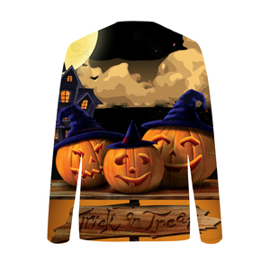 <span class=keywords><strong>T</strong></span>-<span class=keywords><strong>shirt</strong></span> imprimé décontracté à manches 3/4 pour femmes pour <span class=keywords><strong>Halloween</strong></span> XL impression 3D pour l'automne Season-MG354 - Product Image 5