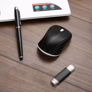 Nuevo Set de Regalo 2025: Ratón Inalámbrico con Logotipo Personalizado y Bolígrafo, Regalo Corporativo de Lujo para Navidad, Obsequio Promocional de Plástico - Product Image 4