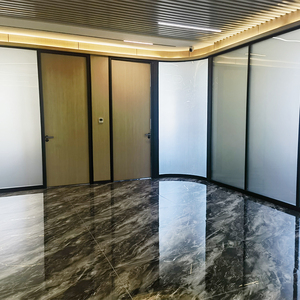 Phân vùng khung kính rõ ràng với thiết kế mờ cho sự riêng tư văn phòng cho những nơi công cộng như trung tâm mua sắm bệnh viện văn phòng - Product Image 2