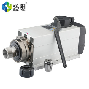 Modèle de <span class=keywords><strong>moteur</strong></span> de <span class=keywords><strong>broche</strong></span> HQD GDF60-18Z/6.0 vitesse de rotation nominale 18000r/min écrou de roulement ER32 <span class=keywords><strong>broche</strong></span> électrique à grande vitesse - Product Image 1