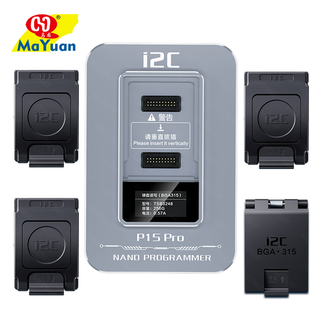 I2C P15 Pro BGA315 BGA60 BGA70 BGA110 Module Smartphone Nand Flash Repair Programmer for iPhone Repair