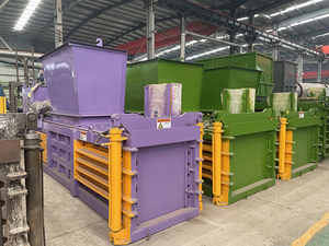 High Productivity Automatic Hydraulic Square Baler Machine for Bottles Cans Paper Plastic Glass Wood Recycling - Product Image 4