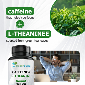 ซอฟต์เจลคาเฟอีนและแอล-ธีอะนีนแบรนด์ส่วนตัว ช่วยผ่อนคลายร่างกาย ปรับปรุงการทำงานของสมอง ผลิตภัณฑ์เสริมอาหารจากสมุนไพร - Product Image 2