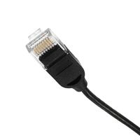 Câble Ethernet UTP Cat6 Slim de Haute Qualité UKCOM avec Conducteur en Cuivre Nu, Gaine en PVC, Connecteurs RJ45
