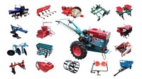Baru asli 8hp 12hp 15hp 18hp 20hp 22hp tangan traktor, pertanian Diesel Power Tiller dua roda Mini berjalan traktor
