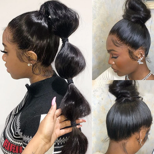 Perruques de Cheveux Humains Bruts Indiens Droites Sans Colle 360, Invisible, Prédécoupée, HD Lace Front, Sangles Cachées, 40-50 Pouces, avec Dentelle Transparente - Product Image 2