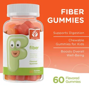 Kustom ukuran serat anak-anak gummy pectin fiber gummy fiber suplemen untuk anak-anak