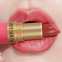 SAM SUGAR Rouge à lèvres en forme de cœur 6 couleurs, effet chocolat, changeant de couleur, scintillant, mat, longue tenue, waterproof, fini brumeux