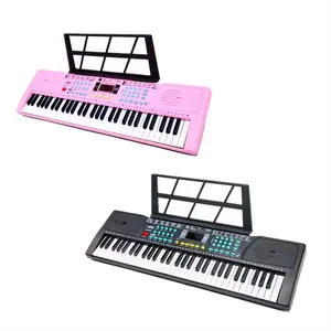 61 키 다기능 충전식 피아노 키보드 장난감 장난감 도매 악기 키즈 피아노 판매