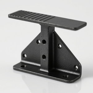 OEM ODM Customize High Quality Powder Coated Black Wall <b>Mount</b> Soundbar Mounting Bracket Machining Service - Product Image 1