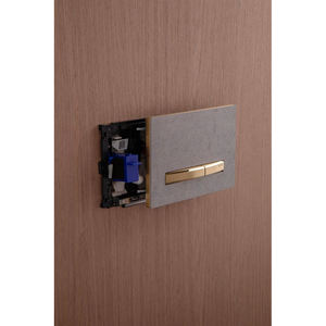 SIGMA 50 Natural Slate Stone <b>Flush</b> Valve with Chrome Control <b>Plate</b> - Product Image 4