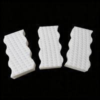 Éponge nano gaufrée en forme de vague personnalisée pour effaceur, nettoyage intensif, écologique, haute absorption