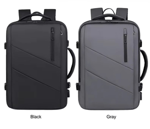 Sacs à dos décontractés extensibles pour ordinateur portable avec port USB, personnalisables avec logo, pour usage quotidien, voyages d'affaires et voyages aériens - Product Image 1