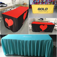Nappes promotionnelles, Chemins de table publicitaires, Matériaux ignifuges, Utilisation domestique, Tissu extensible imprimé, Tissu uni
