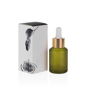 Flaconi Contagocce in Vetro <span class=keywords><strong>Verde</strong></span> <span class=keywords><strong>Oro</strong></span> con Spalla Inclinata per Cosmetici, Oli Essenziali e Oli per Capelli - Product Image 3