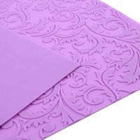 Tapis en silicone pour gaufrage de dentelle florale pour gâteaux de mariage, moules à pâtisserie pour dentelle en pâte à sucre, texture fondant, dentelle à imprimer