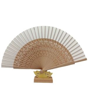 Éventail pliant en bois ajouré 23 cm, logo personnalisé, art populaire peint, écologique, cadeau de mariage, éventail pour femme, décoration de danse - Product Image 3