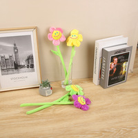 Joli attache-rideau en peluche tournesol pliable, bouquet créatif en peluche, cadeau de mariage pour enfants, vente en gros