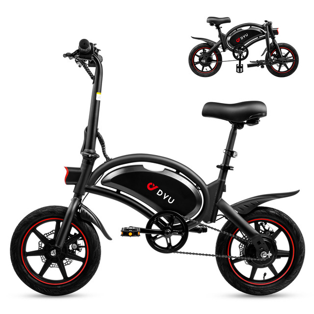 For DYU D3F Factory Price 36V Lithium Battery Electric City Bike Mini Ebike for Commuting