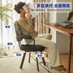 Silla de escritorio giratoria retro moderna para el hogar/oficina/dormitorio Silla de estudio con respaldo cómodo estilo de diseño de malla para uso en ordenador - Product Image 4