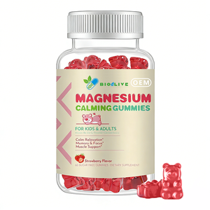 Adult Sleep Support <strong>Vitamin</strong> Gummies L-theanine Magnesium Glycinate B6 D3 OEM Private Label Memory &amp; Immunity - Product Image 1