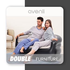 Poltrona Moderna <span class=keywords><strong>Divano</strong></span> Gonfiabile 138cm x 87cm x 71cm <span class=keywords><strong>Divano</strong></span> <span class=keywords><strong>Letto</strong></span> Pieghevole da Campeggio Esterno <span class=keywords><strong>Divano</strong></span> ad Aria - Product Image 3