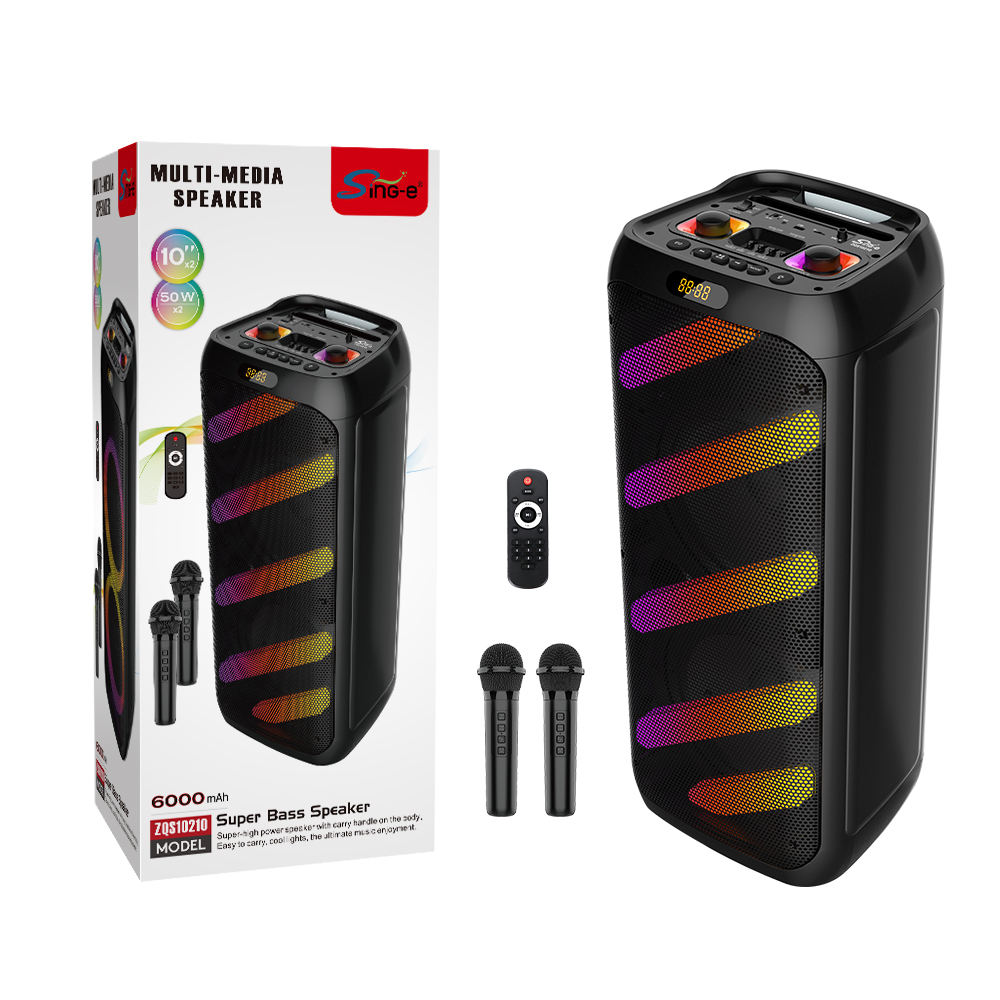 Karaoke Speaker 10 Inch Bluetooth Speaker 10 Inch Powered Active