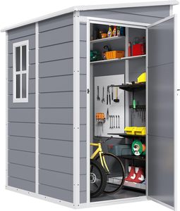 Armoire <span class=keywords><strong>de</strong></span> stockage <span class=keywords><strong>d</strong></span>'outils <span class=keywords><strong>de</strong></span> <span class=keywords><strong>jardin</strong></span> en plastique extérieur anti-Uv <span class=keywords><strong>à</strong></span> <span class=keywords><strong>vendre</strong></span> - Product Image 5