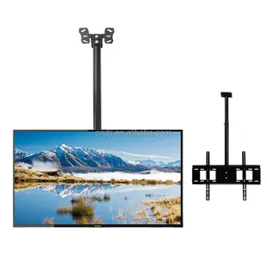 Suporte led telescópico para tv, V-STAR, rotação 360, suporte para teto, pendurado, 32 "-72" polegadas