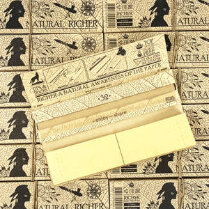 Papier à rouler King Size brun personnalisé non blanchi avec fermeture élastique et filtre intégré - Product Image 6