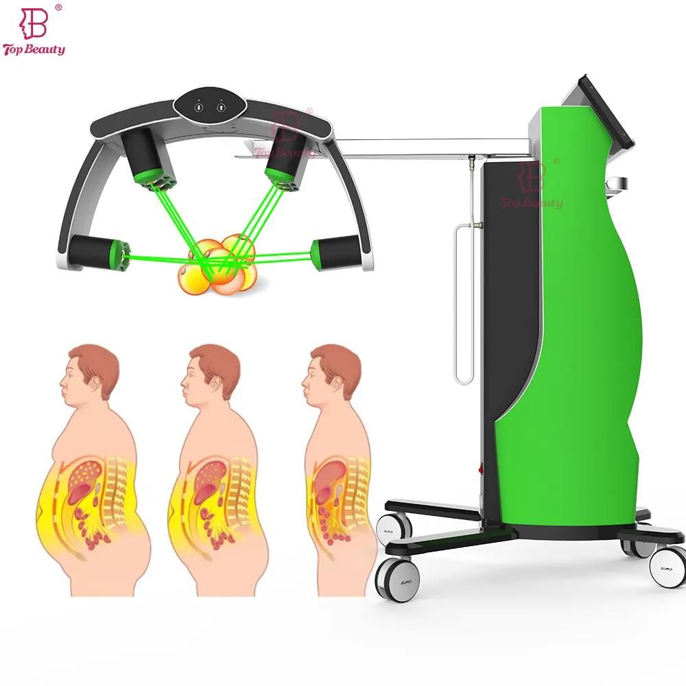 10 Lipo Laser Infrared Pdt Body Slimming Cold Laser Lllt-808 Red Light Photodynamic Therapy Treatment Machine