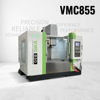 Centre d'usinage CNC vertical de précision robuste DRC VMC855 BT40 5 axes pour la fabrication de moules avec commande GSK