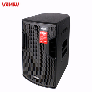 VAMAV Bocinas N12 haut-parleurs actifs à gamme complète sortie 400W système audio Speakon coque en bois 12 pouces son musique pour conférence - Product Image 1
