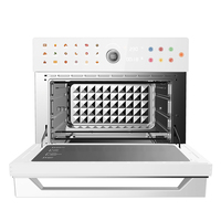 Horno Tostador Digital de Gran Capacidad 30L, Horno de Convección Eléctrico Inteligente Multifunción para Asar y Hornear