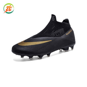 Chaussures <span class=keywords><strong>de</strong></span> football <span class=keywords><strong>pour</strong></span> hommes, adultes et jeunes, entraînement sportif, usage estival, tige en PVC, semelle extérieure en caoutchouc - Product Image 4
