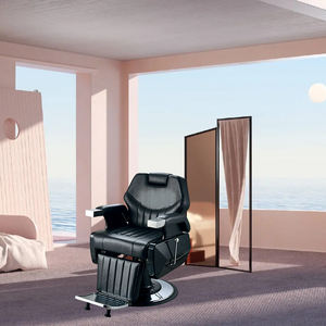 Silla de peluquero para hombre, muebles de peluquería, silla de estilo ajustable en altura - Product Image 6