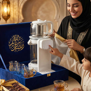 Bouilloire électrique turque personnalisée, samovar portable en verre, chauffe-eau domestique, bouilloires électriques russes - Product Image 1