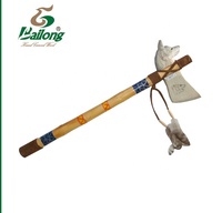 Têtes d'animaux artisanales en bois, haches, hachettes, tomahawks, décoration murale pour la maison