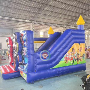 Pow tuần tra Inflatable lâu đài bouncy đông lạnh Inflatable bouncy chân partols mặt trăng thư bị trả lại - Product Image 3