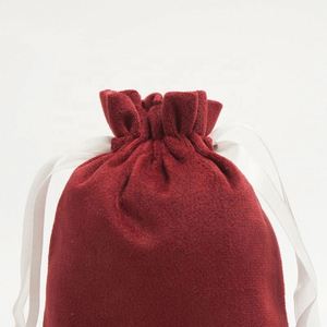 Sacs à cordon personnalisés avec logo pour bijoux, pochettes cadeaux anti-poussière, sacs en velours pour cosmétiques, sacs en velours pour bijoux - Product Image 5
