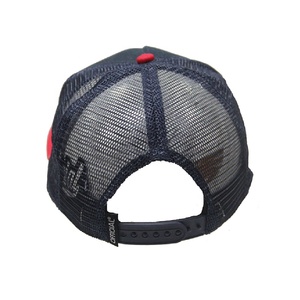 Gorra de camionero plana con logotipo de parches bordados personalizados con cuerda, gorras Snapback de malla de cuerda de 5 paneles - Product Image 6