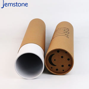 Boîte d'emballage de cylindre de tube de papier de matériaux choisis biodégradables pour le cadeau cosmétique - Product Image 3
