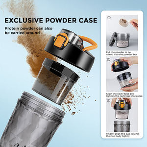 Botella Mezcladora Eléctrica de Proteínas de 20 <span class=keywords><strong>oz</strong></span> para Adultos, Accesorio para Gimnasio y Entrenamiento, Apta para Agua Hirviendo, Ideal para Regalos - Product Image 3