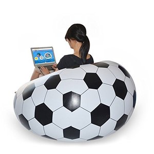 <strong>Bean</strong> <strong>Bag</strong> <strong>Chair</strong> for Adults and Teens Perfect for Indoor and Outdoor Inflatable <strong>Football</strong> Sofa <strong>Chair</strong> Inflatable Couch Sofa - Product Image 2