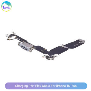 Cable Flexible para Puerto de Carga Dock para <span class=keywords><strong>iPhone</strong></span> 15 Plus, Repuesto de <span class=keywords><strong>Cargador</strong></span> USB con Micrófono, Conector de Audio y Antena Flexible - Product Image 4