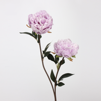 Pivoine artificielle de haute qualité vraie fleur tactile pour la maison