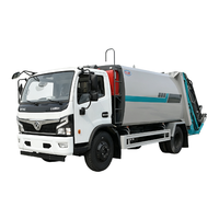 Camion per la Raccolta Rifiuti Composti da 8 Metri Cubi con Caricamento Posteriore Dongfeng Forland per Uso Comunale