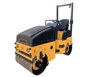 Kud7d722 3 Ton Mini Tandem silindirleri 65Hz 1620kg çift davul titreşimli yol silindir hidrolik vibrasyonlu silindir pompa çekirdek