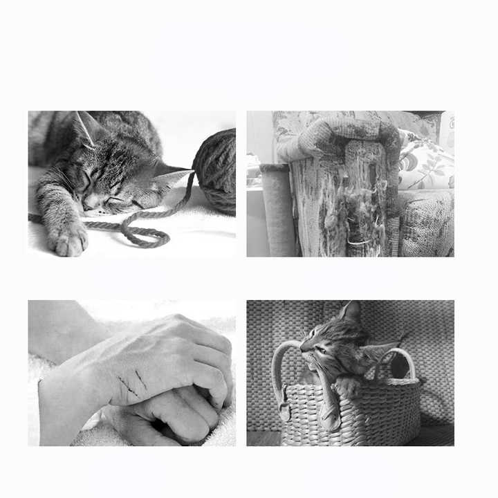 Wholesale Cat Scratching Post Wall Mounted Cat Interactive Toys Sisal Rope Guitar Cat Scratch Pad Toy